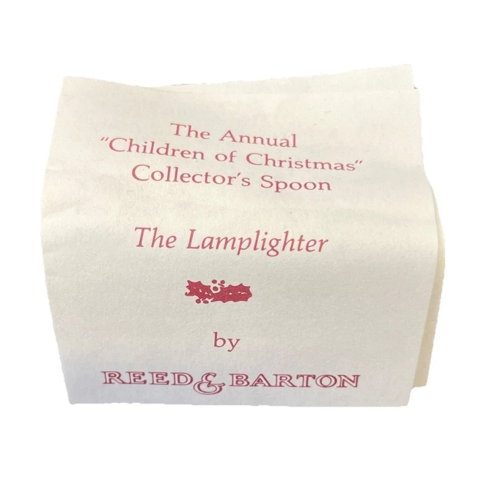 Reed & Barton The Lamplighter Christmas 1986 Spoon‎